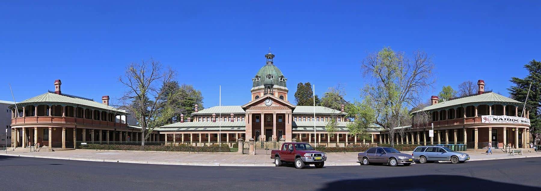 The domed Bathurst courthouse building